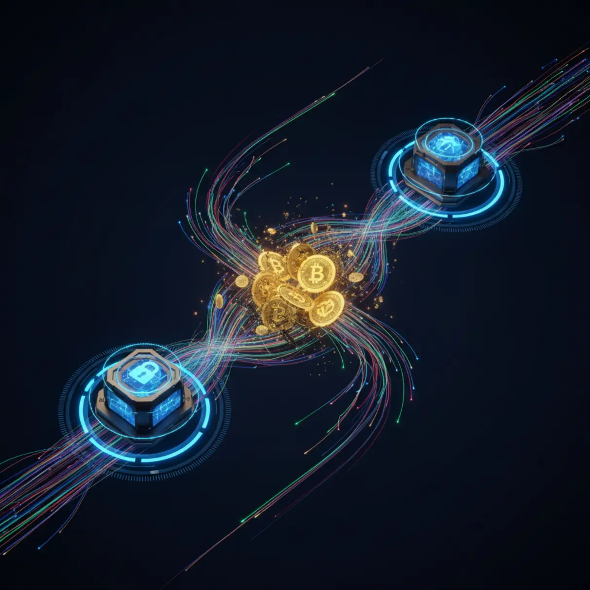 Automated payout settlement conceptual art
